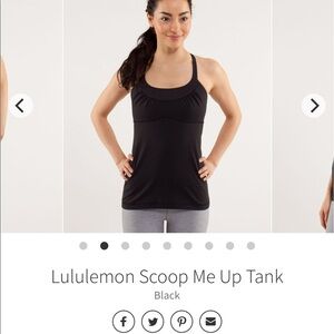 Lululemon Scoop Me Up Tank Size 4